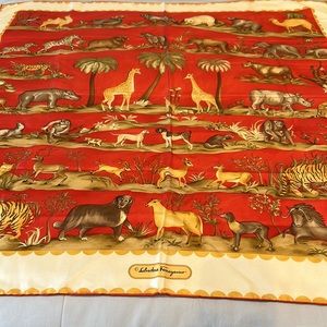 Salvatore Ferragamo silk scarf